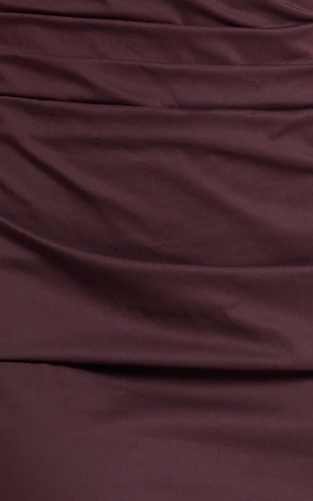 Cleo Mini Dress - Off Shoulder Ruched Bodycon Dress in Chocolate