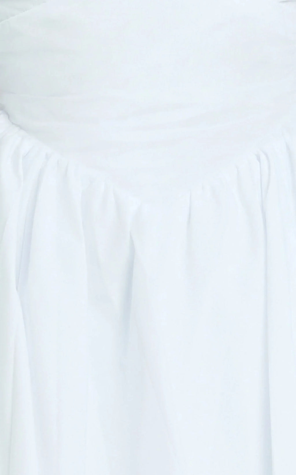 Julie Mini Dress - V Neck Drop V Waist Pleated Dress in White