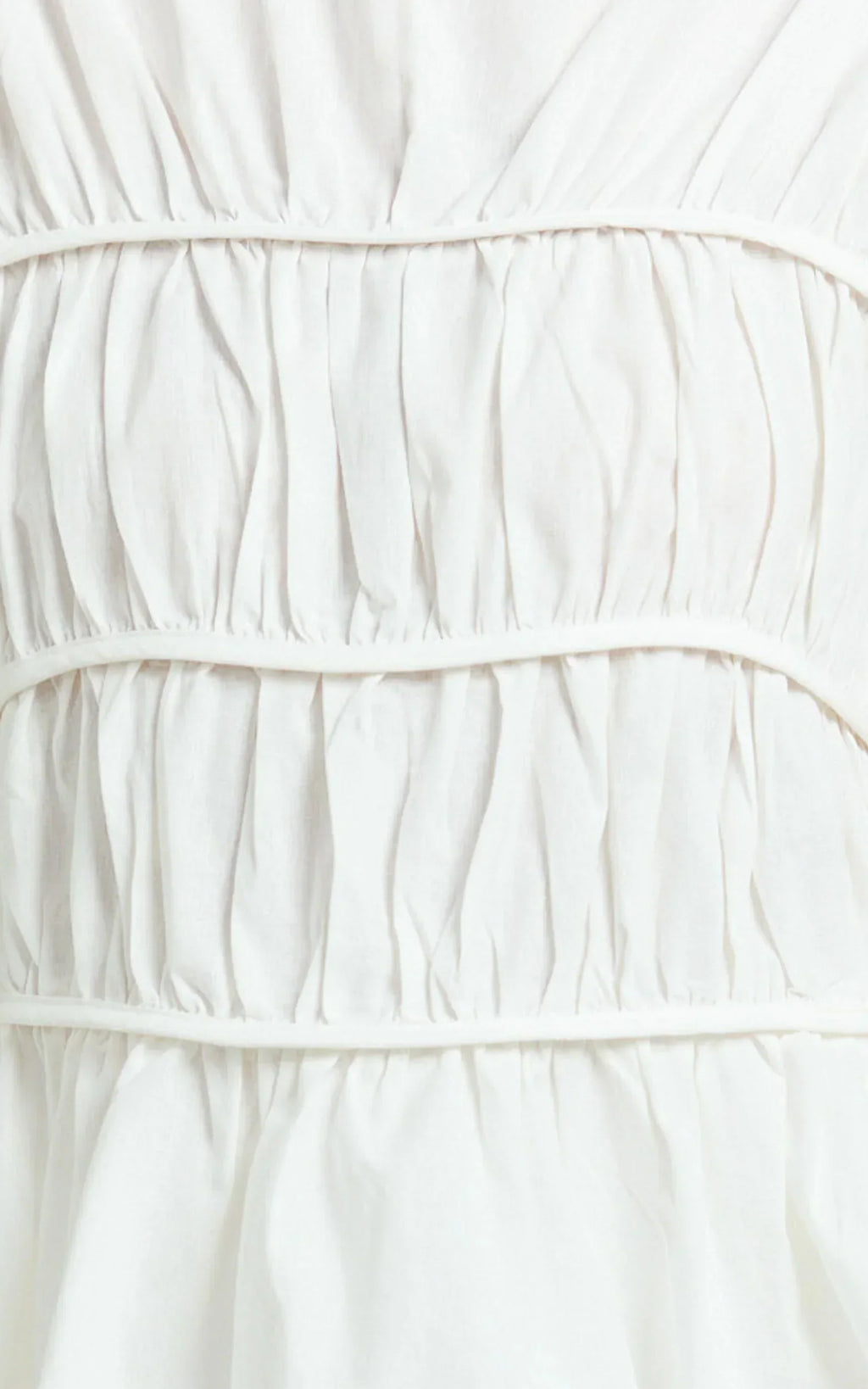 Alina Two Piece Set - Ruched Detail Top and Short Pants Set in White