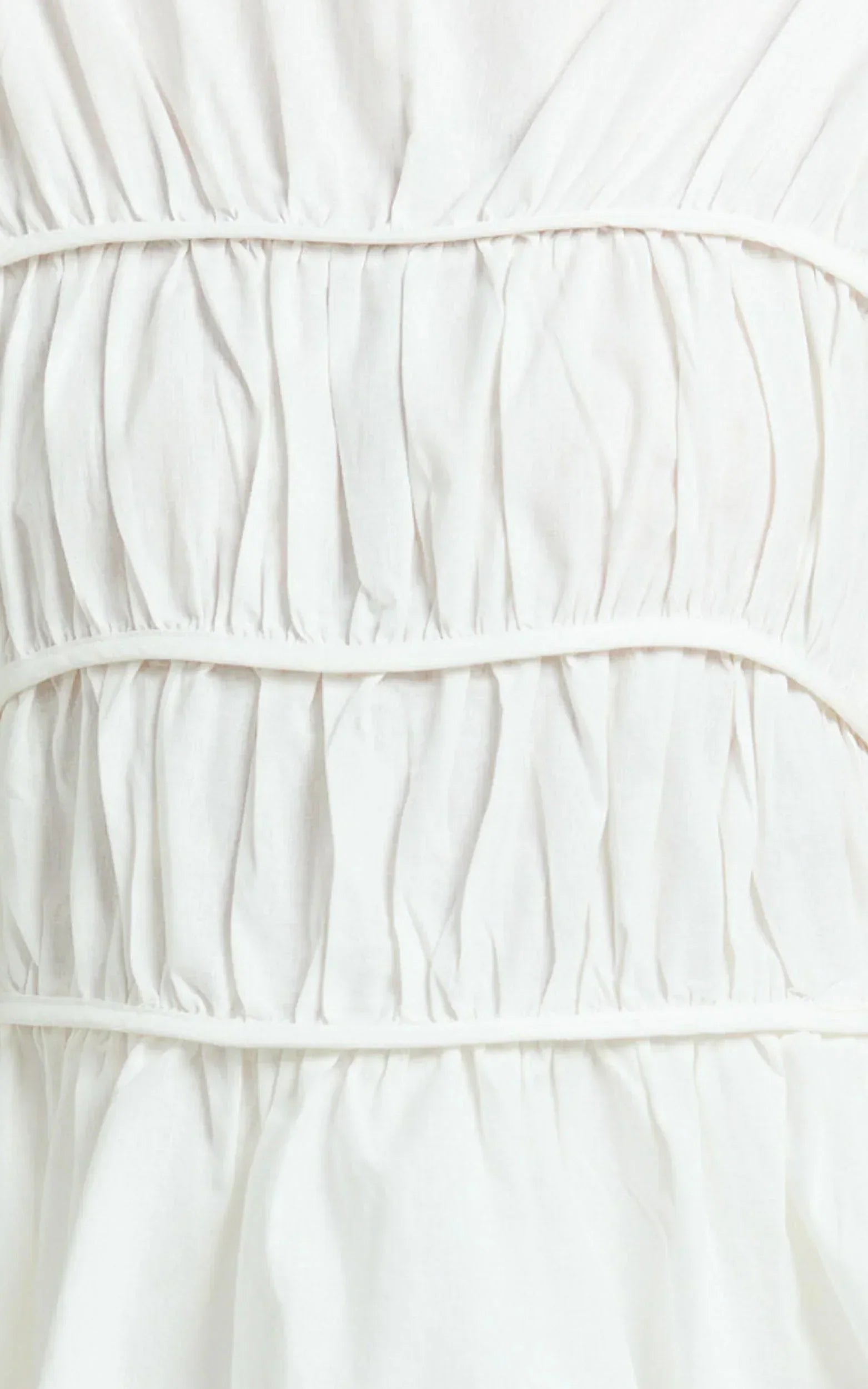 Alina Two Piece Set - Ruched Detail Top and Short Pants Set in White