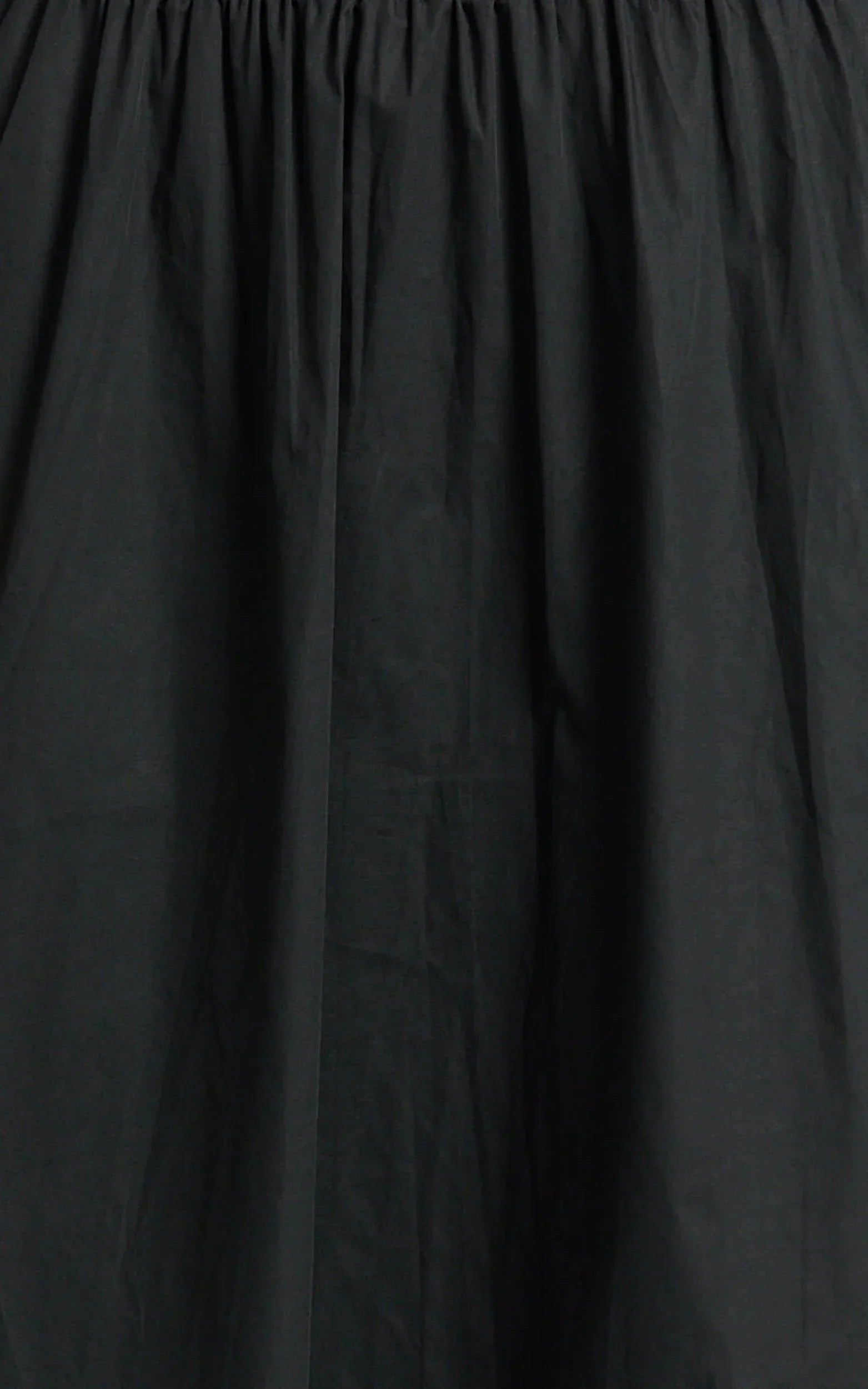 Lorna Midi Dress - One Shoulder Long Sleeve Dress in Black