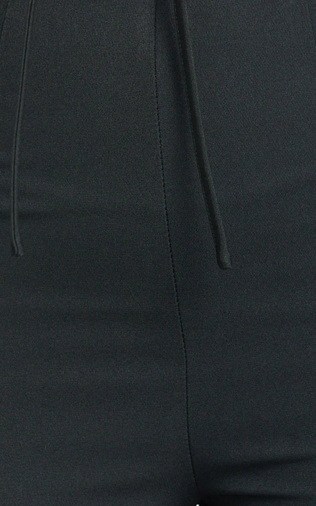 Nola Pants - Mid Waisted Pleated Flare Pants in Black