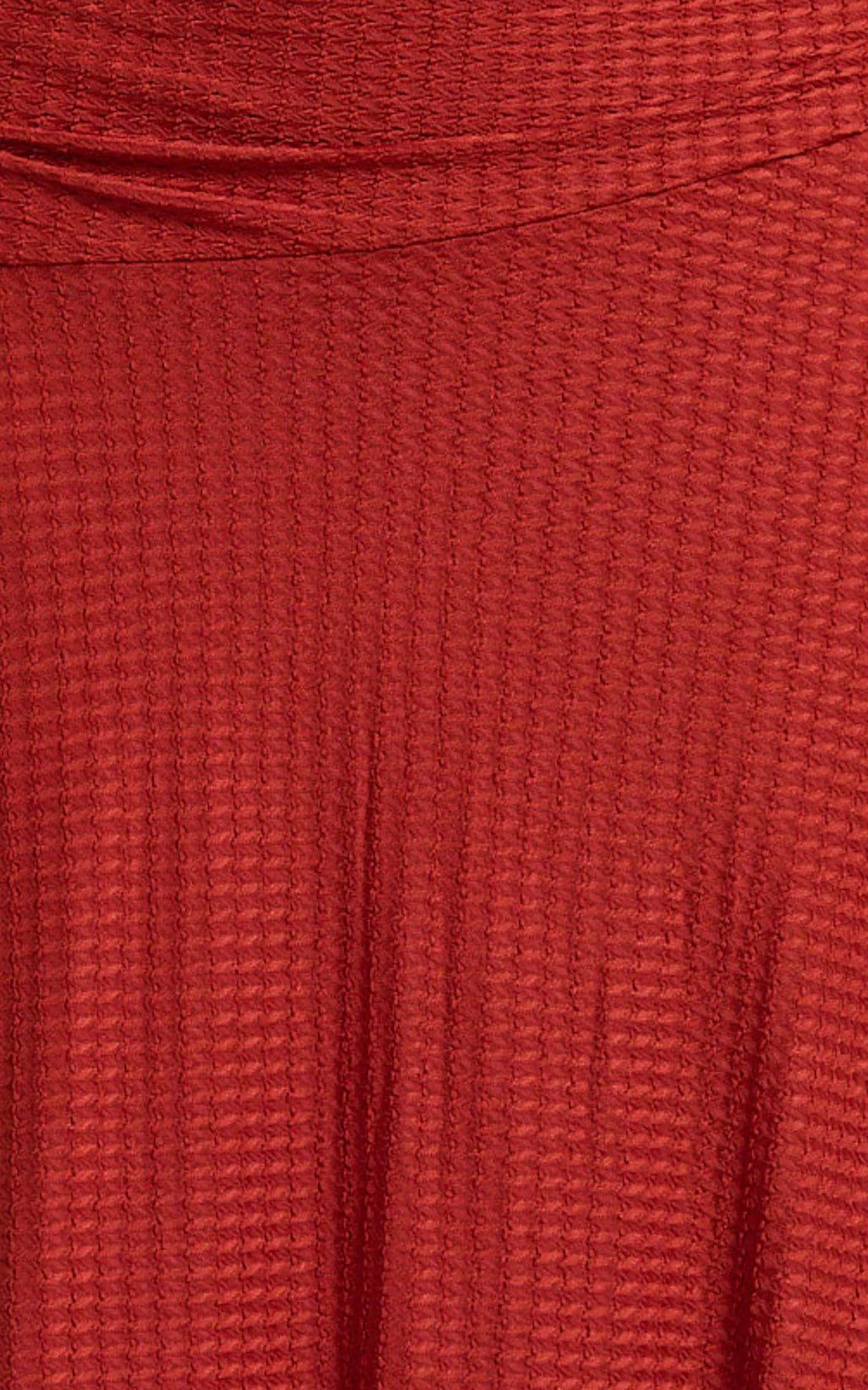 Perla Maxi Dress - Off The Shoulder Sleeve Drop Waist Dress in Red