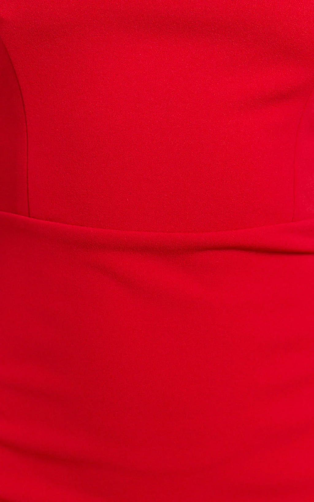 Salome Midi Dress - Halter Neck Column Dress in Red