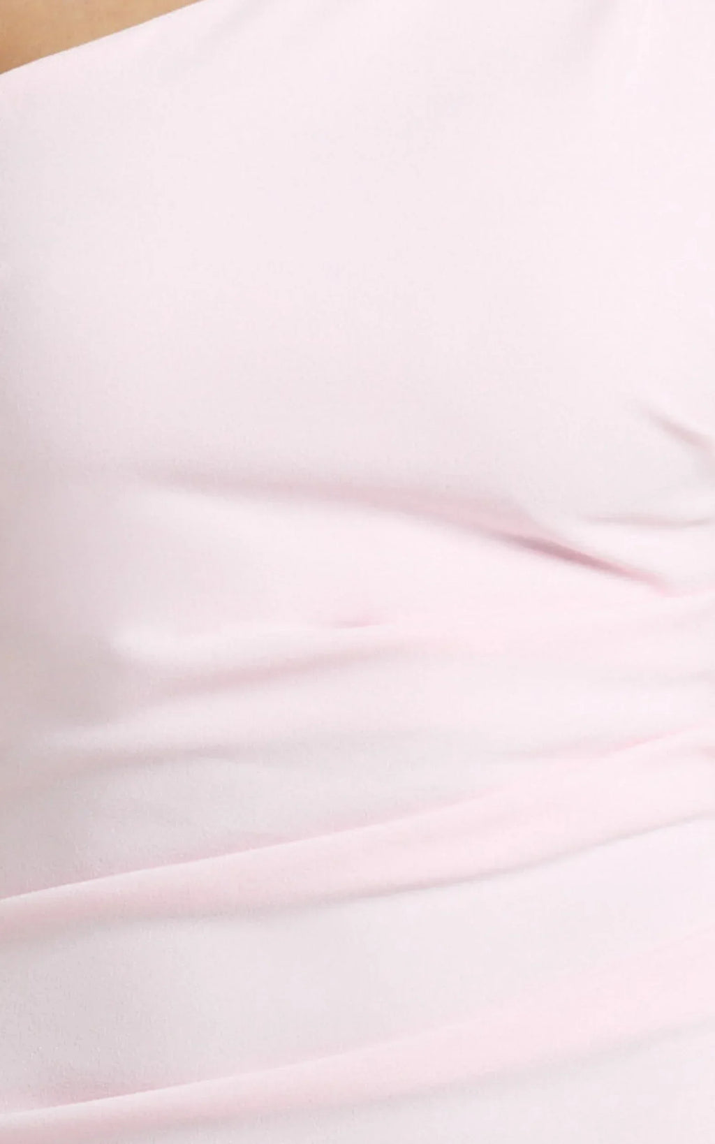 Criselda Maxi Dress - One Shoulder Maxi Dress in Pink