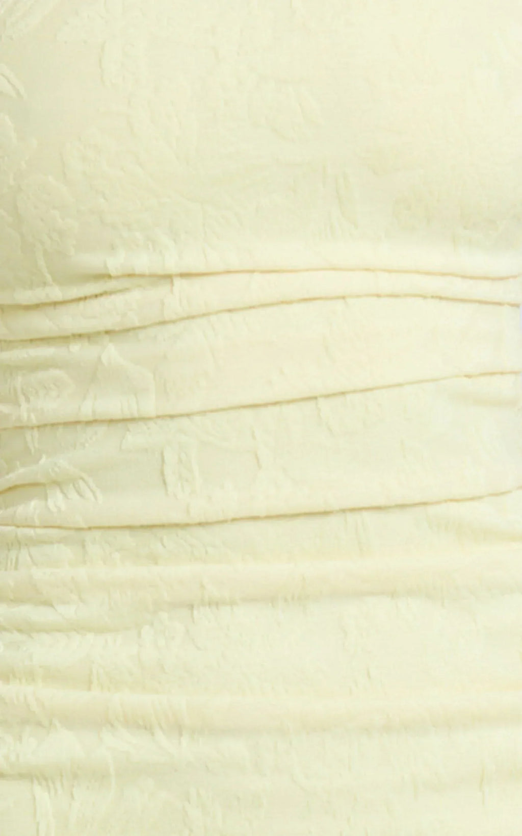 Kayrene Maxi Dress - Strapless Bodycon Dress in Butter Yellow