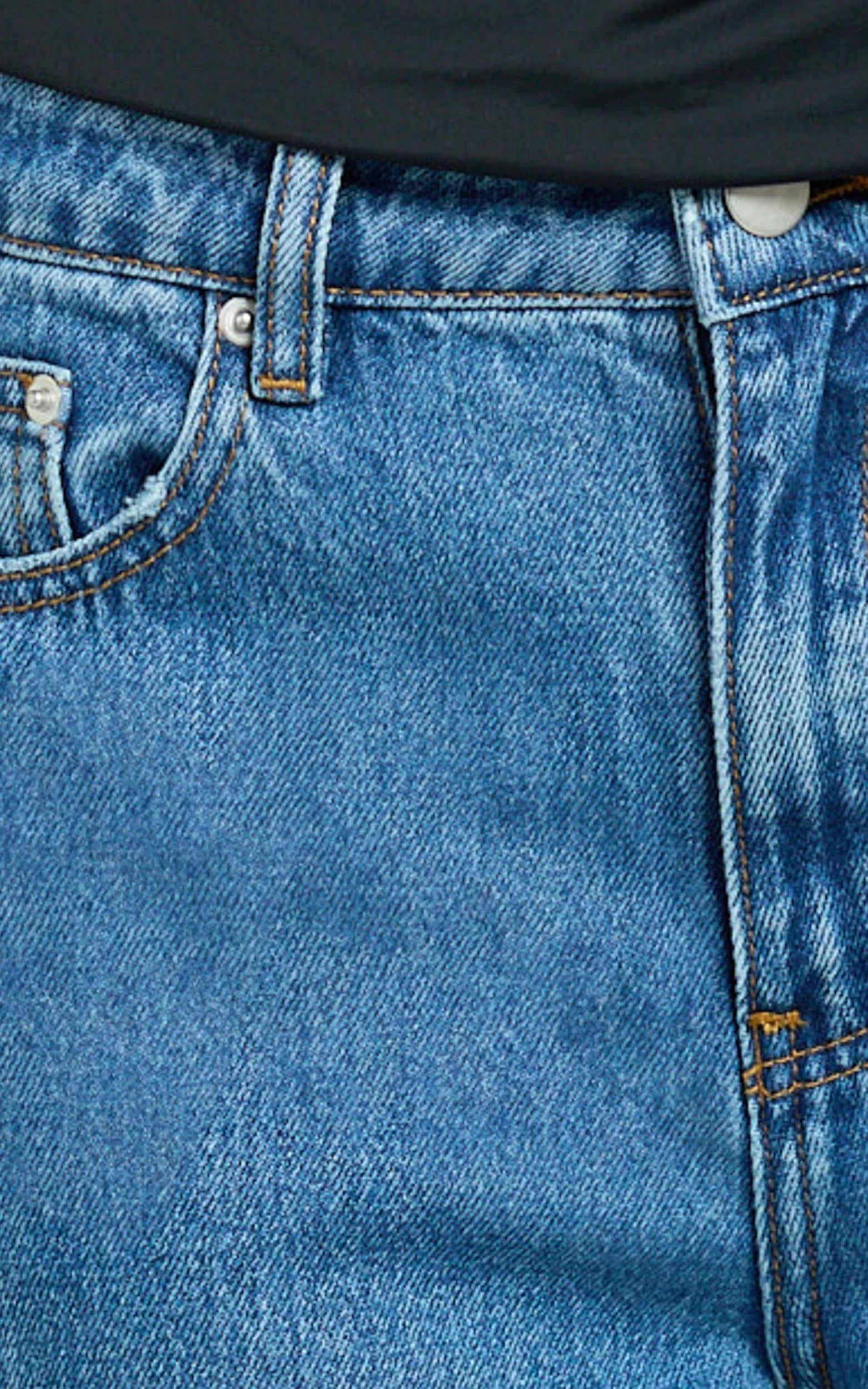 Estelle Jeans - Recycled Denim Low Rise Vintage Baggy Jeans in Dark Blue Wash