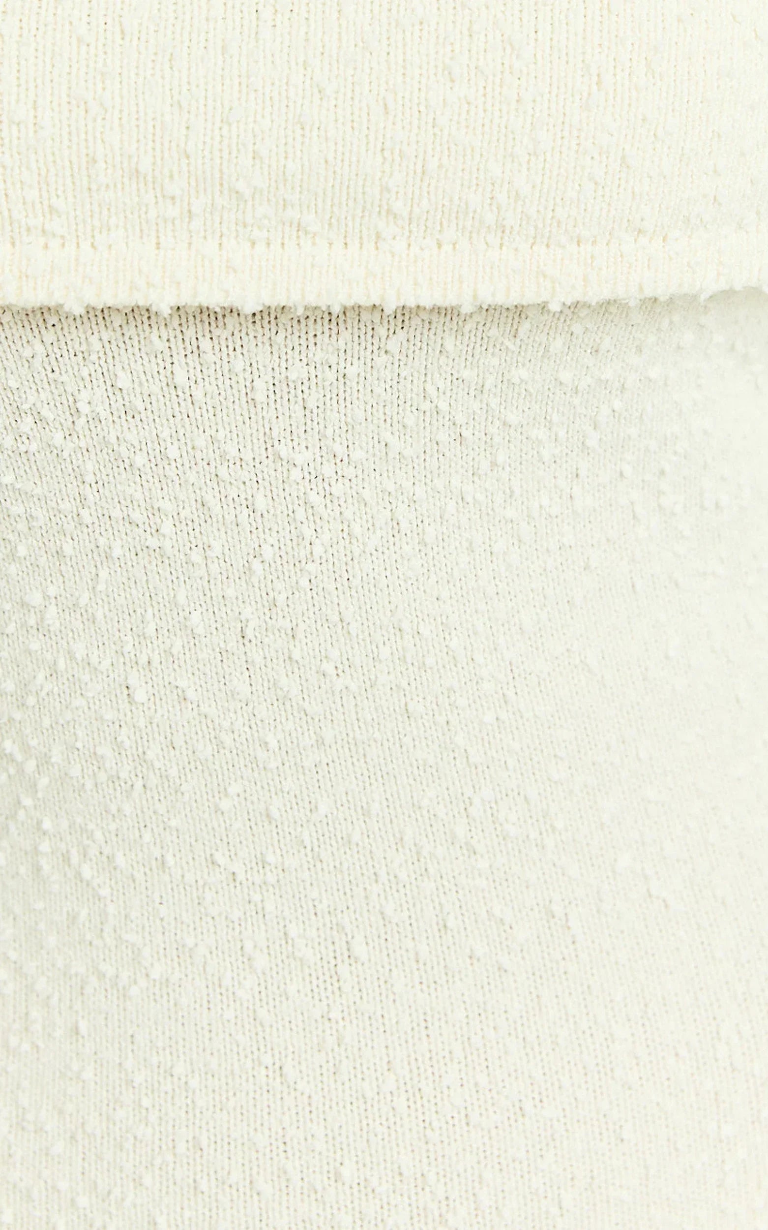 Pietra Maxi Dress - Knit Off Shoulder Dress in Cream