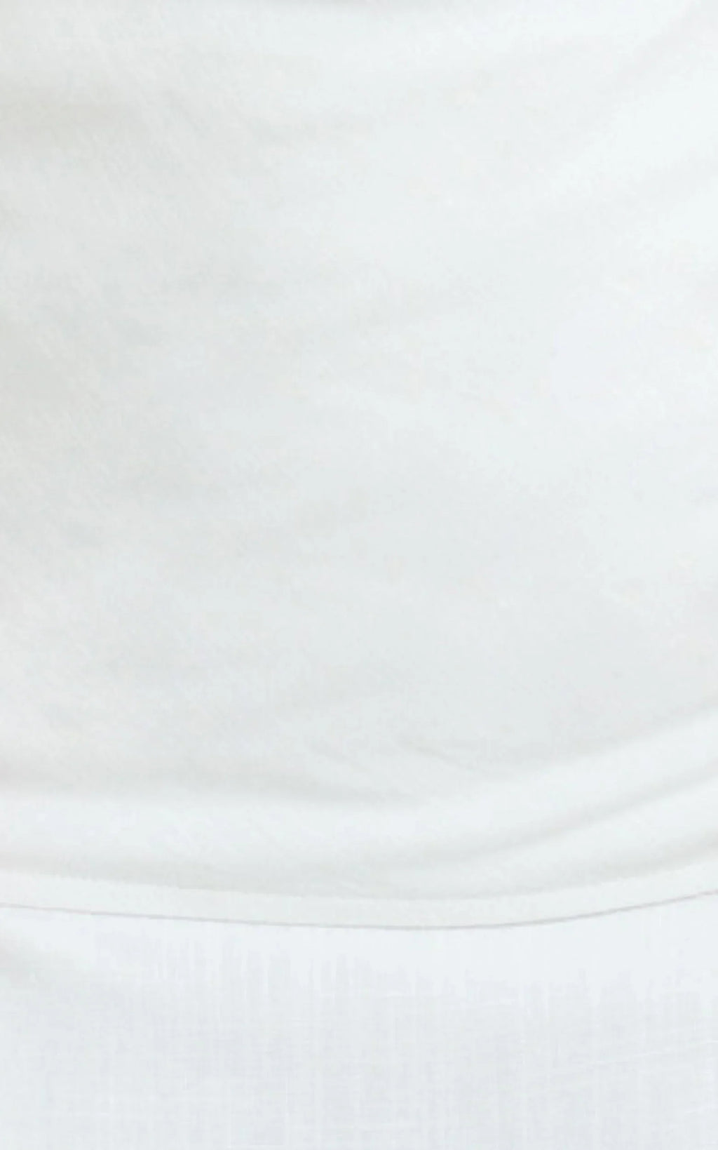 Robilyn Top - Linen Look Halter Top in White