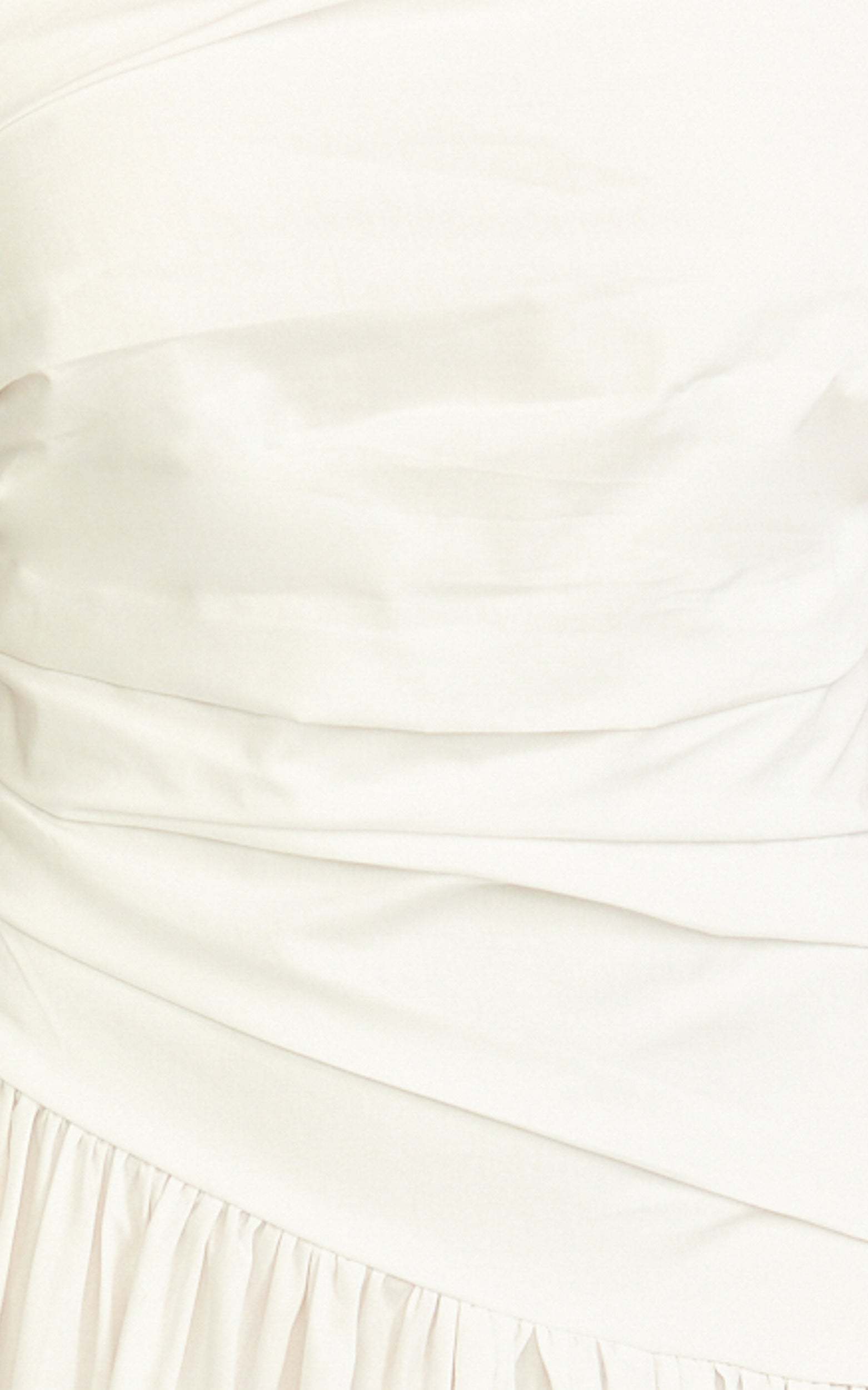 Cora Midi Dress - Strapless Dress in White