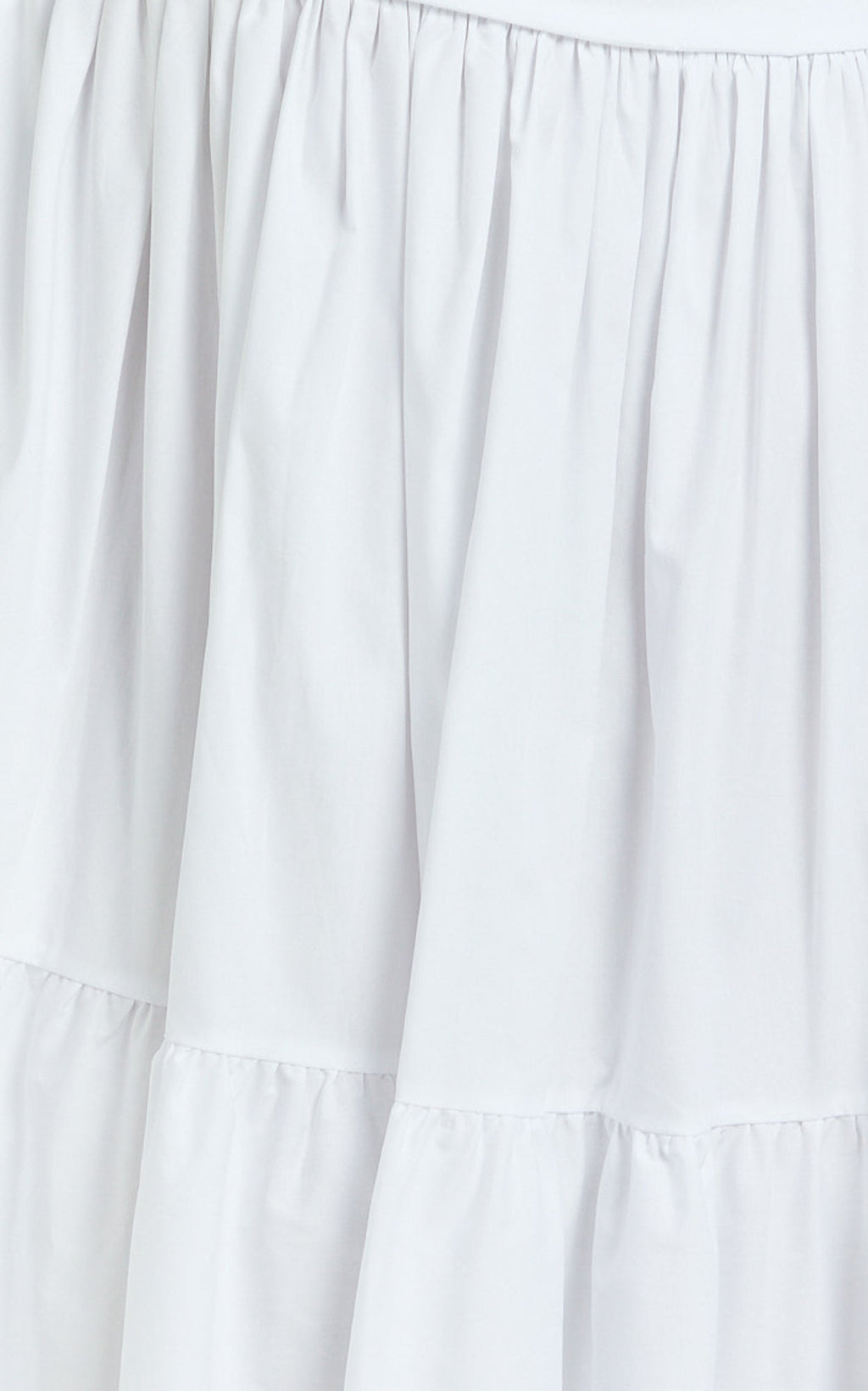 Dani Midi Dress - Asymmetrical Ruched Waisted in White