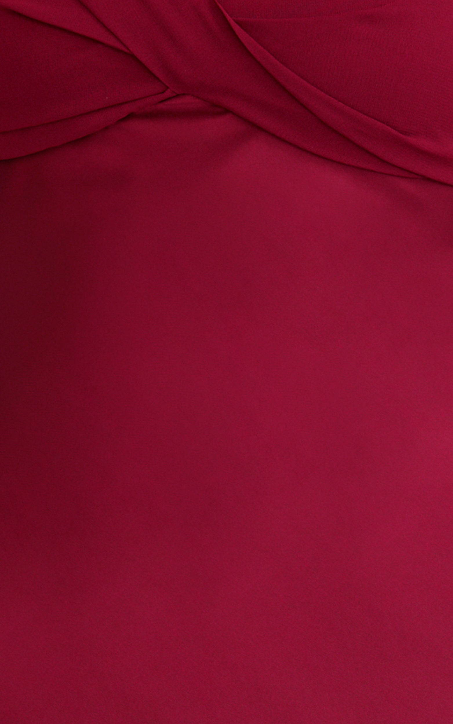 Flynn Maxi Dress - Satin Halter Sweetheart Neck Dress in Wine