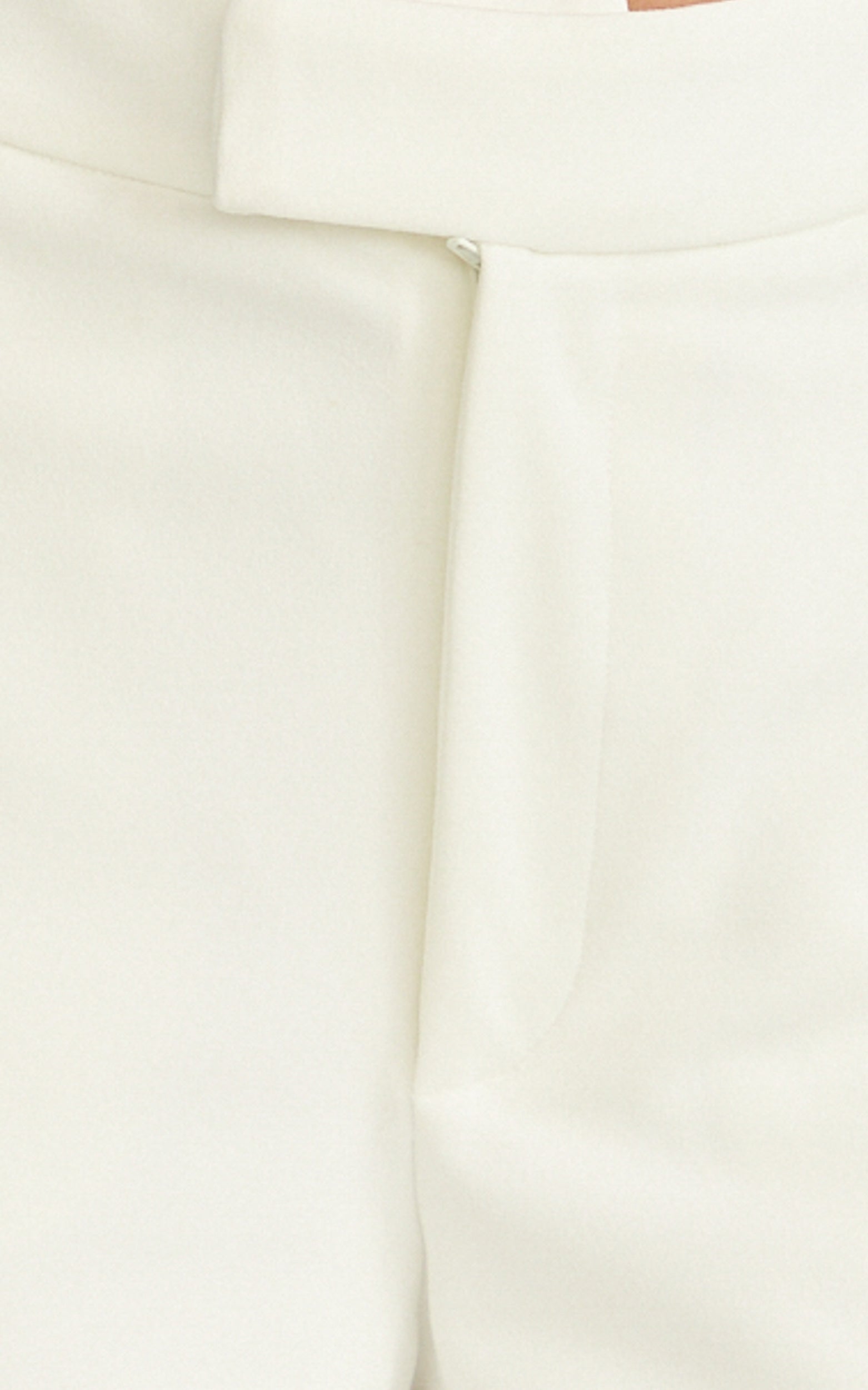 Helen Two Piece Set - Crepe Twisted Top And Wide Leg Pants in Cream