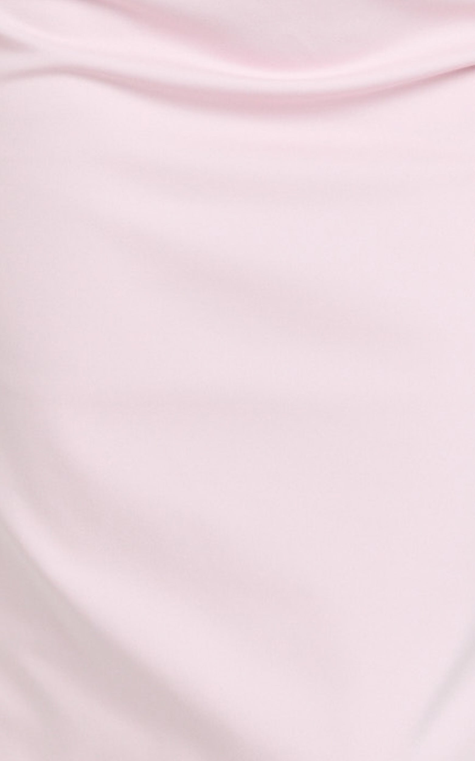 Karlie Midi Dress - One Shoulder Fitted Dress in Pink