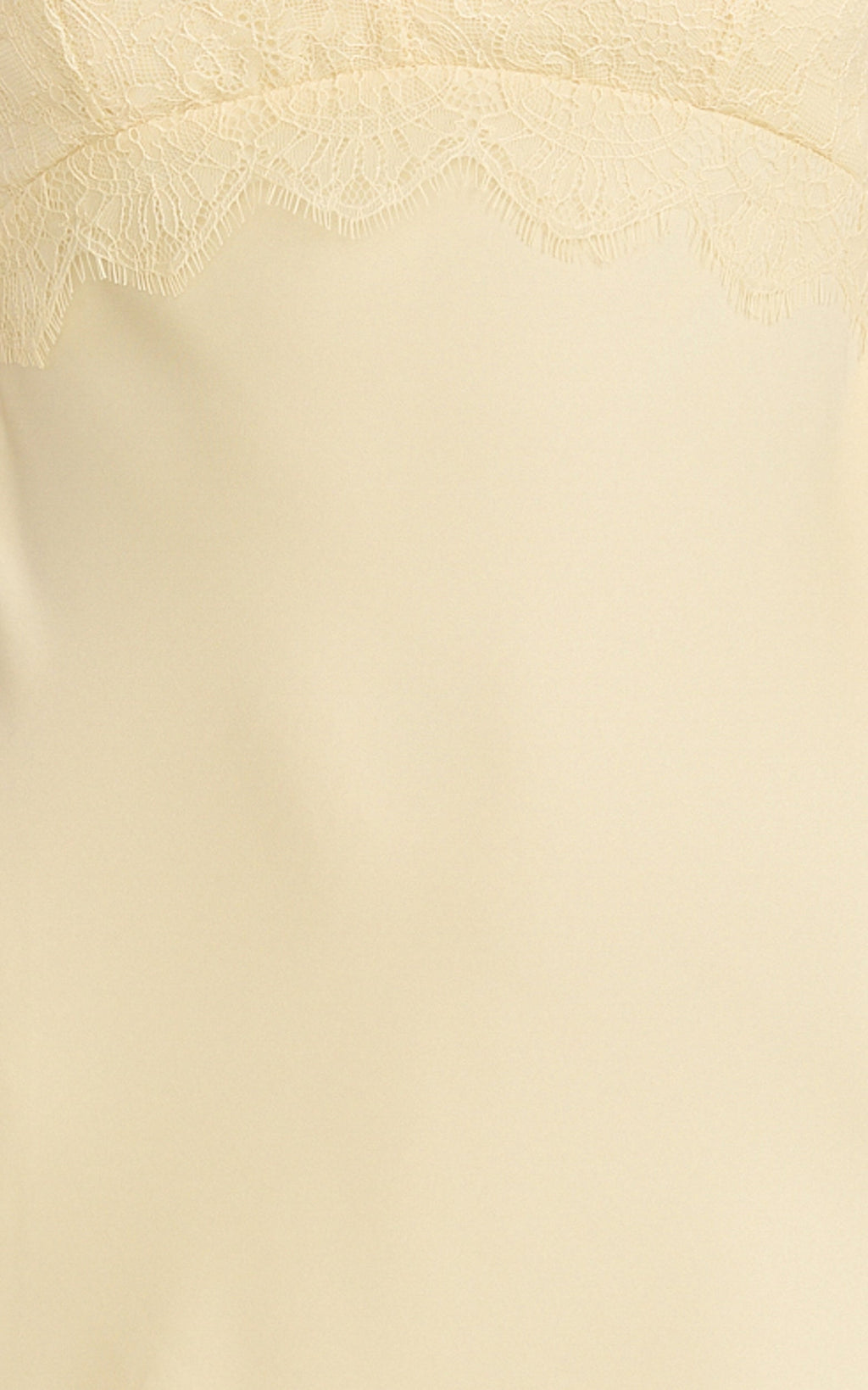 Kyra Mini Dress - Lace Bust And Hem Detail Slip Dress in Lemon