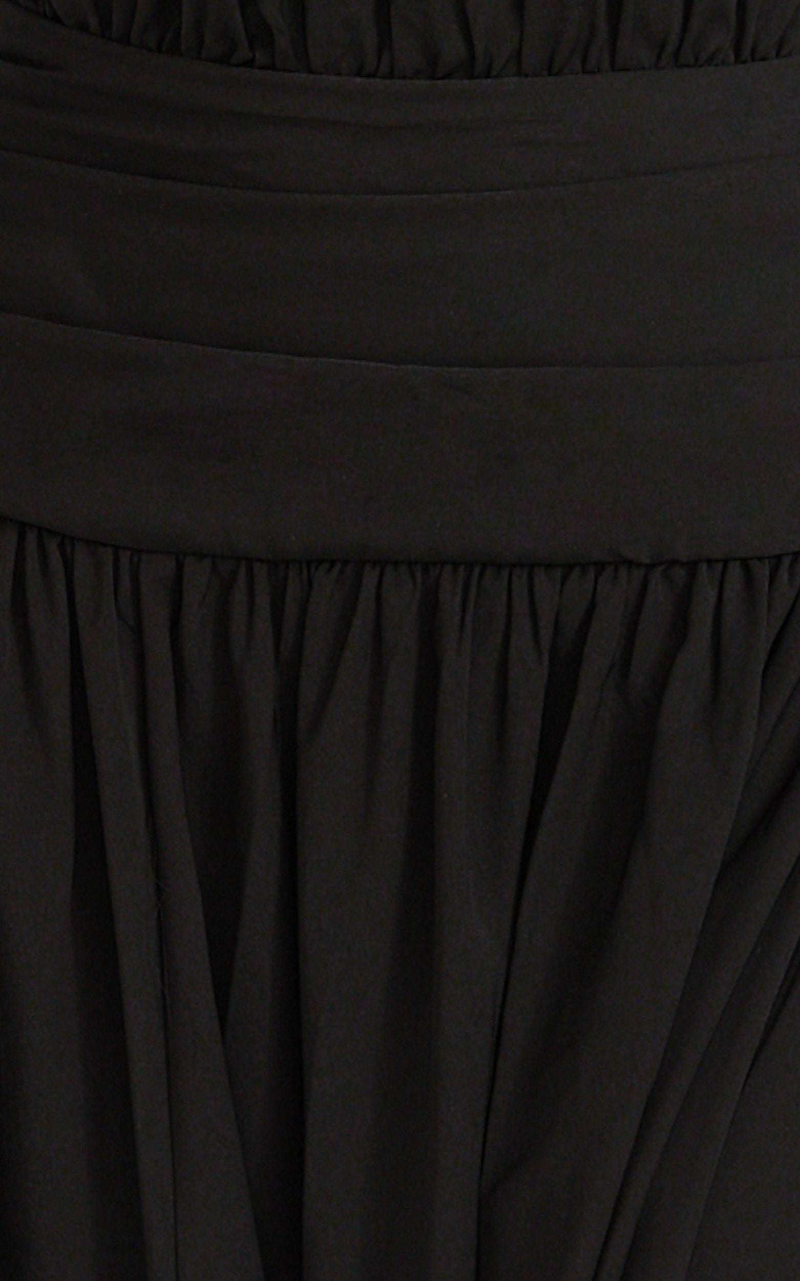Lila Maxi Dress - Backless High Neck Halter Dress in Black