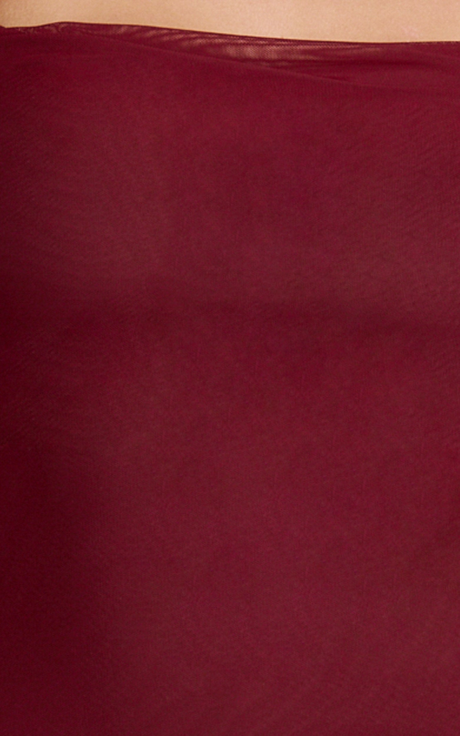 Rosha Midi Dress - Ruffle Strap Dress in Wine