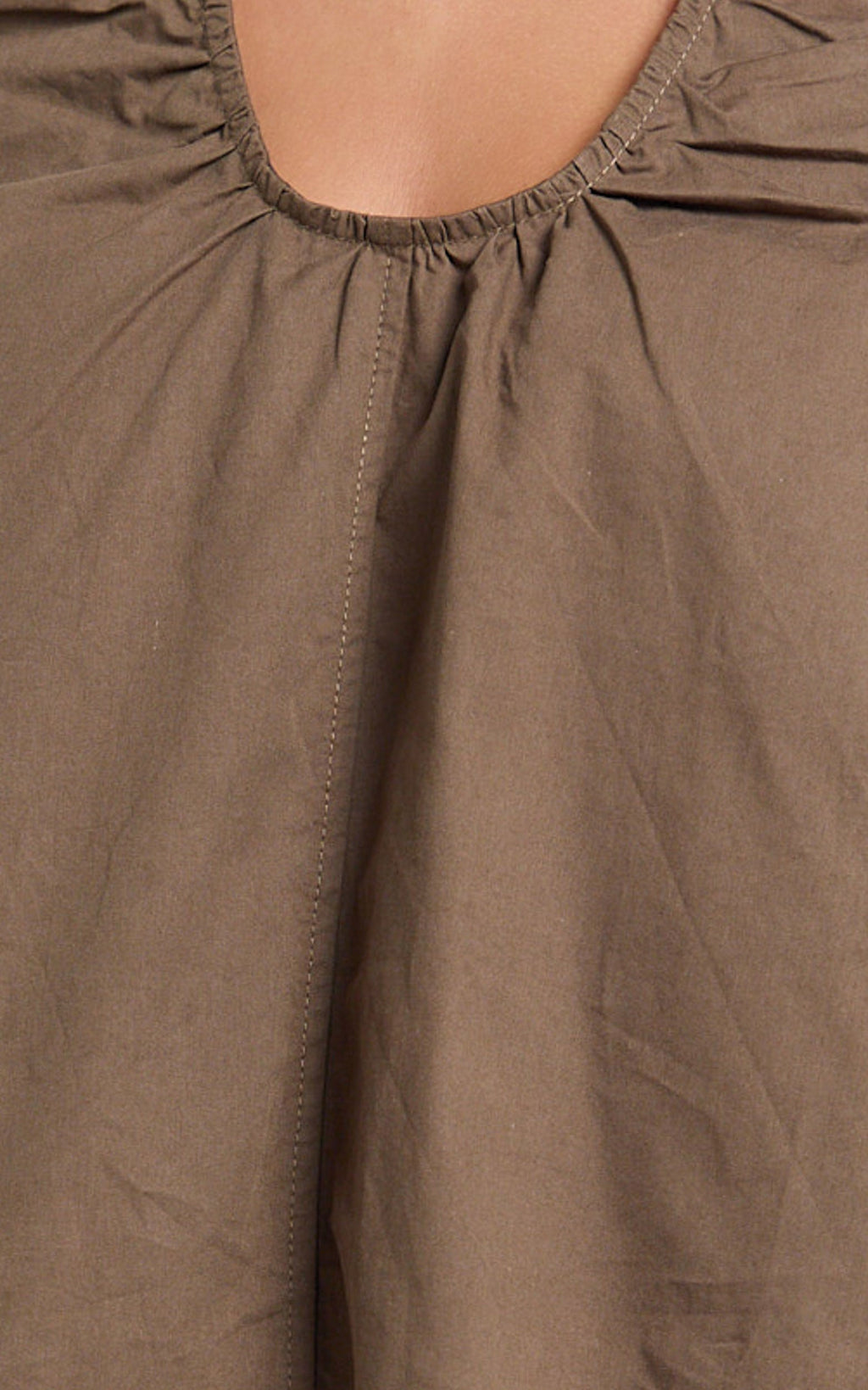 Ruby Two Piece Sets - Cotton Shell Top and Short Set in Chocolate