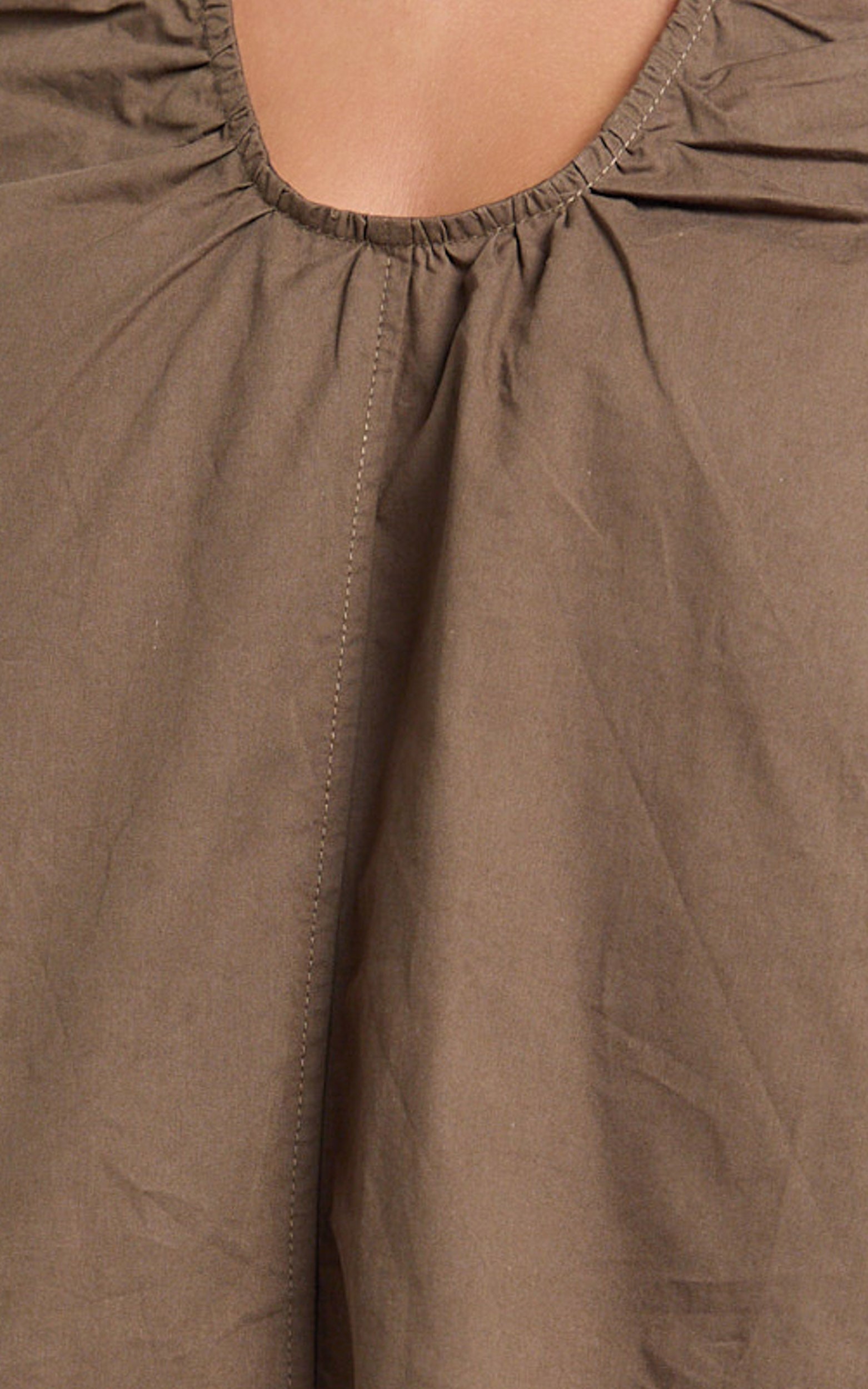 Ruby Two Piece Sets - Cotton Shell Top and Short Set in Chocolate