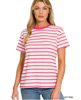 Striped Crew-Neck Shirt