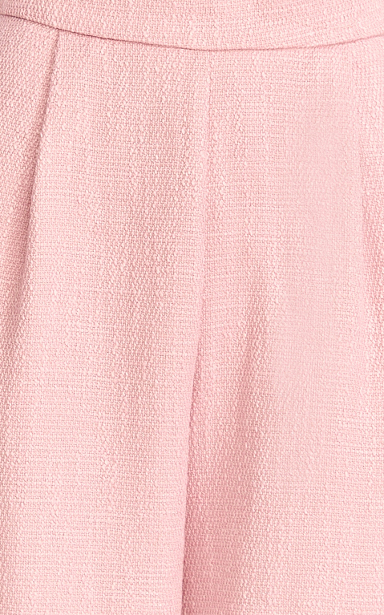 Sylvia Two Piece Set - Corset Top and High Waisted Wide Leg Pants Set in Pink